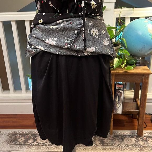 Liberty Love Black Floral Dress with Slit - Picture 7 of 10